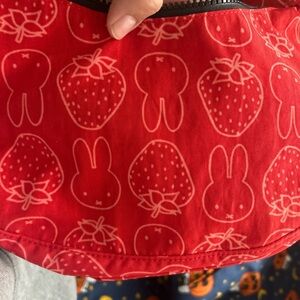 OU Exclusive Miffy Strawberry Crescent bag